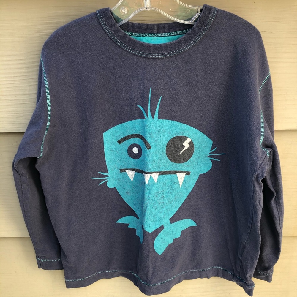 GUC Mini Boden Monster Long Sleeve T Size 7/8